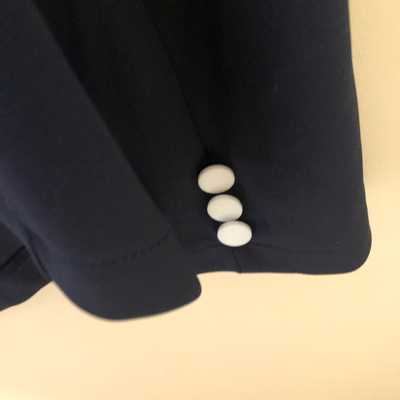 Navy asymmetrical blazer - Picture 2 of 8